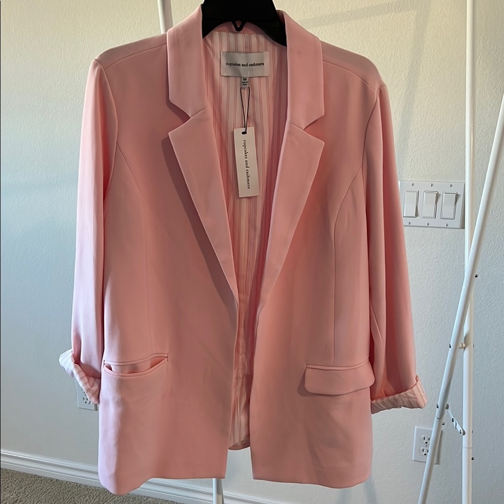 Cupcake and Cashmere Pink Blazer